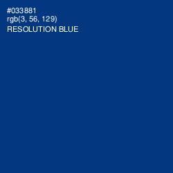 #033881 - Resolution Blue Color Image
