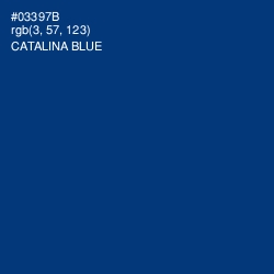 #03397B - Catalina Blue Color Image