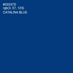 #03397D - Catalina Blue Color Image