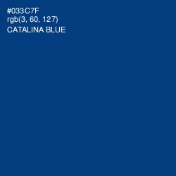 #033C7F - Catalina Blue Color Image