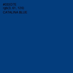 #033D7E - Catalina Blue Color Image