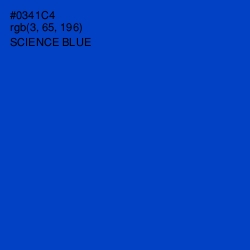 #0341C4 - Science Blue Color Image