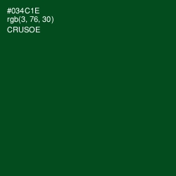 #034C1E - Crusoe Color Image