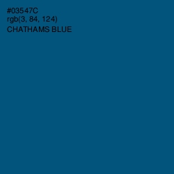 #03547C - Chathams Blue Color Image