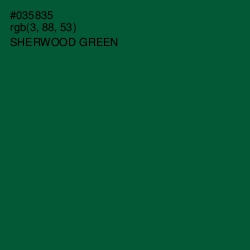 #035835 - Sherwood Green Color Image