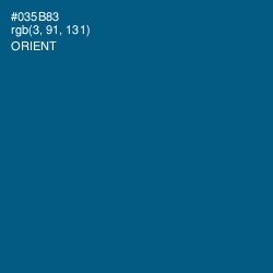 #035B83 - Orient Color Image