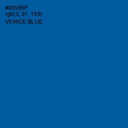 #035B9F - Venice Blue Color Image