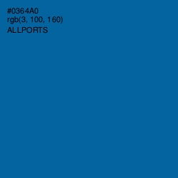 #0364A0 - Allports Color Image