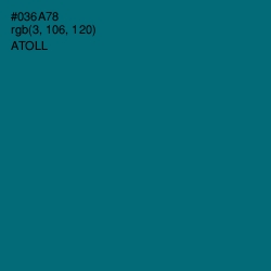 #036A78 - Atoll Color Image