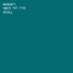 #036B71 - Atoll Color Image