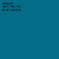 #036C87 - Blue Lagoon Color Image