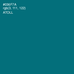 #036F7A - Atoll Color Image