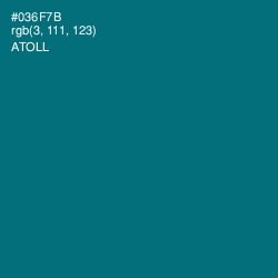 #036F7B - Atoll Color Image