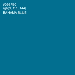 #036F90 - Bahama Blue Color Image