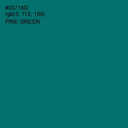 #03716D - Pine Green Color Image