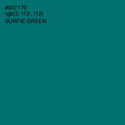 #037170 - Surfie Green Color Image