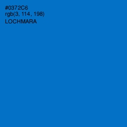 #0372C6 - Lochmara Color Image
