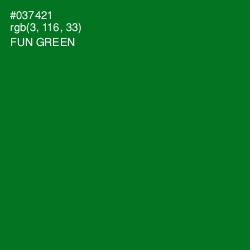 #037421 - Fun Green Color Image