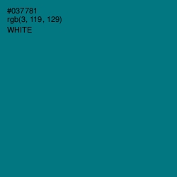 #037781 - Blue Lagoon Color Image