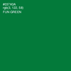 #037A3A - Fun Green Color Image