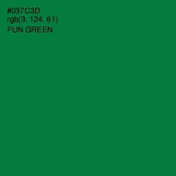 #037C3D - Fun Green Color Image