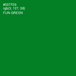 #037F26 - Fun Green Color Image