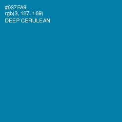 #037FA9 - Deep Cerulean Color Image