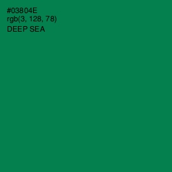 #03804E - Deep Sea Color Image