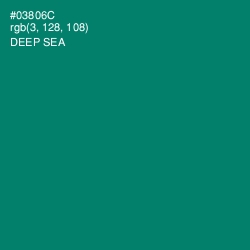 #03806C - Deep Sea Color Image