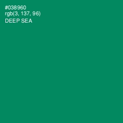 #038960 - Deep Sea Color Image