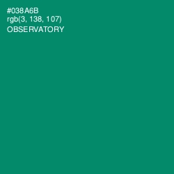 #038A6B - Observatory Color Image