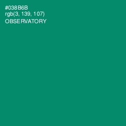 #038B6B - Observatory Color Image