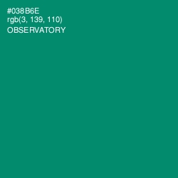 #038B6E - Observatory Color Image