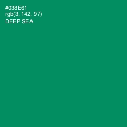 #038E61 - Deep Sea Color Image