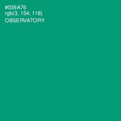 #039A76 - Observatory Color Image