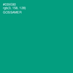 #039E80 - Gossamer Color Image