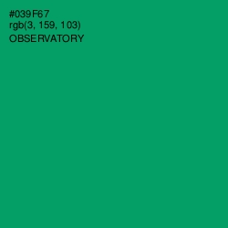 #039F67 - Observatory Color Image