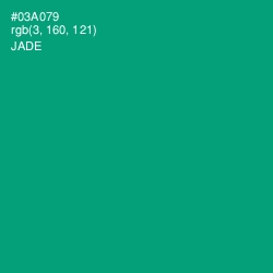 #03A079 - Jade Color Image