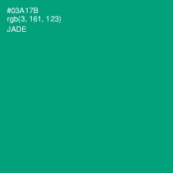 #03A17B - Jade Color Image