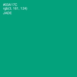 #03A17C - Jade Color Image