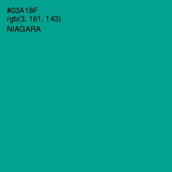 #03A18F - Niagara Color Image