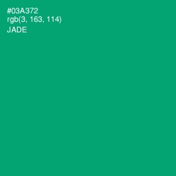 #03A372 - Jade Color Image