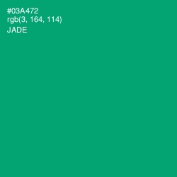 #03A472 - Jade Color Image