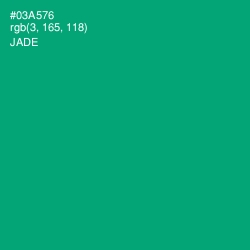 #03A576 - Jade Color Image