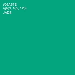 #03A57E - Jade Color Image