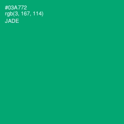 #03A772 - Jade Color Image