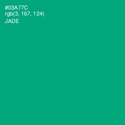 #03A77C - Jade Color Image