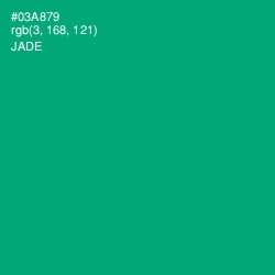 #03A879 - Jade Color Image