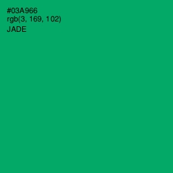 #03A966 - Jade Color Image