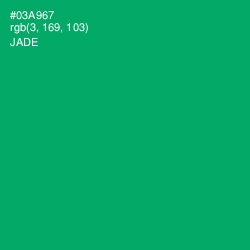 #03A967 - Jade Color Image